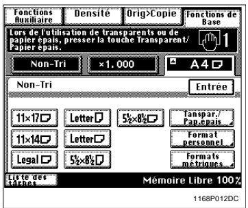 KONICA MINOLTA DI250 - Utilisation d'un format métrique - 1
