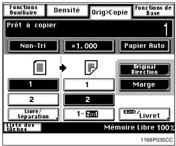 KONICA MINOLTA DI250 - Si vous original possède une marge - 1