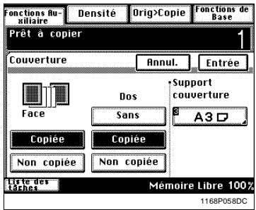 KONICA MINOLTA DI250 - Utilisation du Mode Couverture - 4