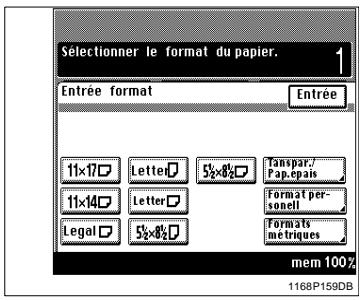 KONICA MINOLTA DI250 - Utilisation d'un format métrique - 1
