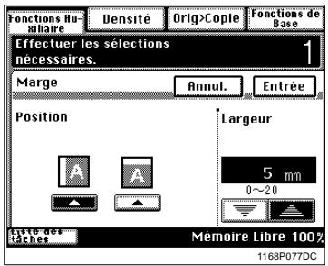 KONICA MINOLTA DI250 - Utilisation de la Marge - 3