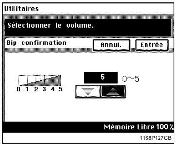 KONICA MINOLTA DI250 - Sélectionne le Bip sonore de confirmation et le Bip sonore d'alarme - 4