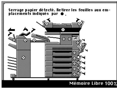 KONICA MINOLTA DI250 - "Serrage papier détecté." - 1