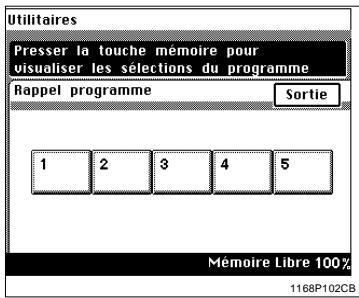 KONICA MINOLTA DI250 - Rappel programme - 1
