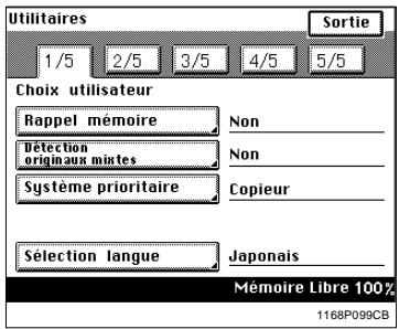 KONICA MINOLTA DI250 - Choix utiliseur - 1