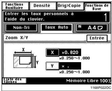 KONICA MINOLTA DI250 - Utilisation du zoom X / Y - 3