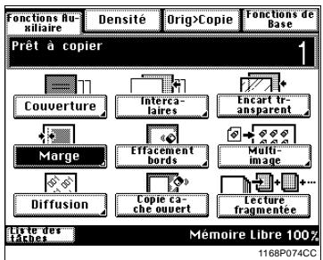 KONICA MINOLTA DI250 - Utilisation de la Marge - 1