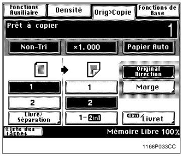 KONICA MINOLTA DI250 - Utilisation d'un ou de deux originaux - 4