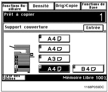 KONICA MINOLTA DI250 - Utilisation du Mode Couverture - 5