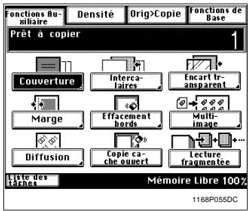 KONICA MINOLTA DI250 - Utilisation du Mode Couverture - 1
