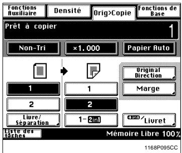 KONICA MINOLTA DI250 - Utilisation d'un ou de deux originaux - 2