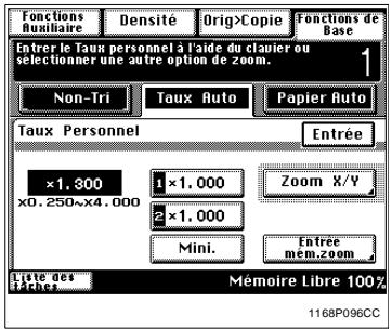 KONICA MINOLTA DI250 - Taux identique pour X et Y - 2