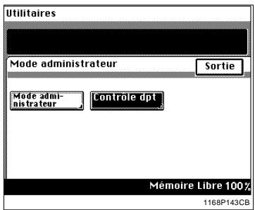 KONICA MINOLTA DI250 - Programmation du code d'accès - 1