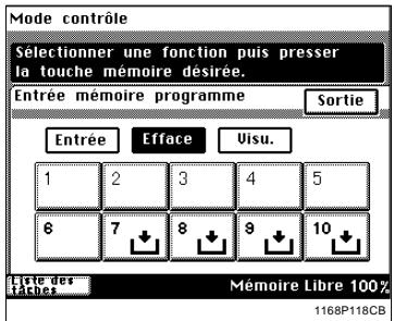 KONICA MINOLTA DI250 - Effacement d'un programme - 3