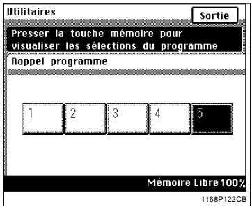 KONICA MINOLTA DI250 - Rappel d'un programme de la mémoire - 3
