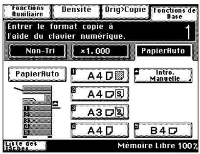 KONICA MINOLTA DI250 - Sélection papier dédié - 1