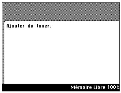 KONICA MINOLTA DI250 - "Ajouter du toner." - 1