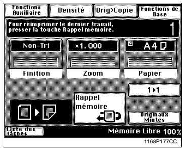 KONICA MINOLTA DI250 - Sélection Rappel mémoire - 1