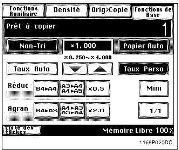 KONICA MINOLTA DI250 - Taux identique pour X et Y - 1