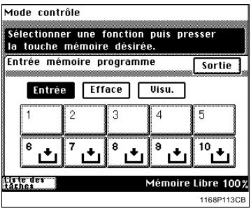 KONICA MINOLTA DI250 - Mémorisation d'un programme - 3