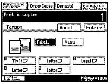 KONICA MINOLTA DI3510 - Réalisier des copies avec la fonction "tampon - 3