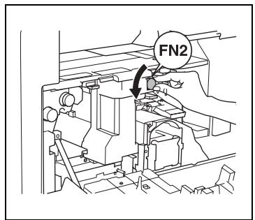 KONICA MINOLTA DI3510 - Retrait d'un serrage papier dans le module de finition (fn-117) - 3