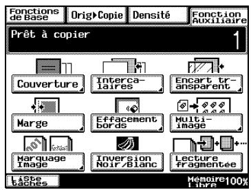 KONICA MINOLTA DI3510 - Procéder aux réglages de la fonction "intercalaires - 1