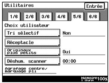 KONICA MINOLTA DI3510 - Pour définir la fonction "originaux plus petits - 1
