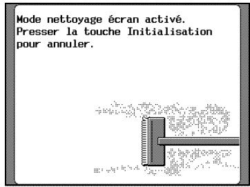 KONICA MINOLTA DI3510 - Pour nettoyer l'écran tactile (fonction "nettoyage écran") - 1