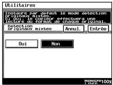 KONICA MINOLTA DI3510 - Pour définir la fonction "détection originaux mixtes - 2