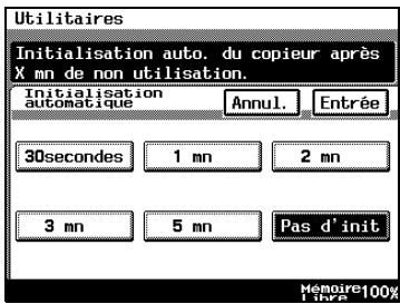 KONICA MINOLTA DI3510 - Pour définir la fonction "initialisation automatique - 2