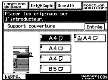 KONICA MINOLTA DI3510 - Procéder à des réglages de la fonction "encart transparent - 3