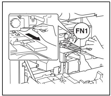 KONICA MINOLTA DI3510 - Retrait d'un serrage papier dans le module de finition (fn-117) - 2