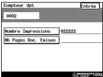 KONICA MINOLTA DI3510 - Pour vérifier le nombre de tirages effectuels par chaque compte - 2