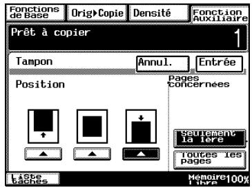 KONICA MINOLTA DI3510 - Réalisier des copies avec la fonction "tampon - 4