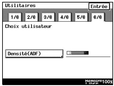 KONICA MINOLTA DI3510 - Pour définir la fonction "densité (ADF) - 1