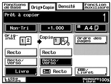 KONICA MINOLTA DI3510 - Copier des pages d'un livre sur deux pages recto/verso - 2