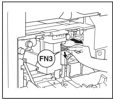 KONICA MINOLTA DI3510 - Retrait d'un serrage papier dans le module de finition (fn-117) - 5