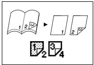 KONICA MINOLTA DI3510 - Copier des pages d'un livre sur deux pages recto/verso - 4