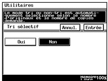 KONICA MINOLTA DI3510 - Pour définir la fonction "tri sélectif - 2