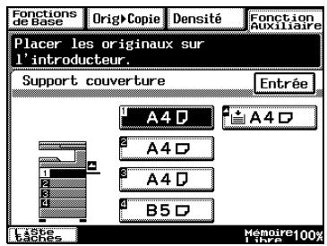 KONICA MINOLTA DI3510 - Procéder aux réglages de la fonction "couverture - 3