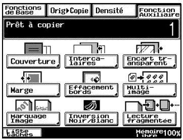 KONICA MINOLTA DI3510 - Réalisier des copies avec la fonction "tampon - 1