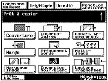 KONICA MINOLTA DI3510 - Procéder aux réglages de la fonction "filigrane - 1
