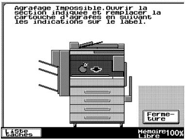 KONICA MINOLTA DI3510 - Retrait des agrafes coincées - 1