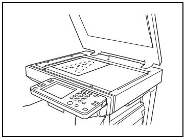 KONICA MINOLTA DI3510 - Pour positionner des documents transparents ou translucides - 1
