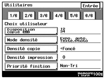 KONICA MINOLTA DI3510 - Pour définir la fonction "disposition copie 4EN1 - 1