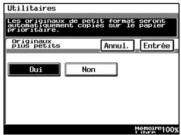 KONICA MINOLTA DI3510 - Pour définir la fonction "originaux plus petits - 2