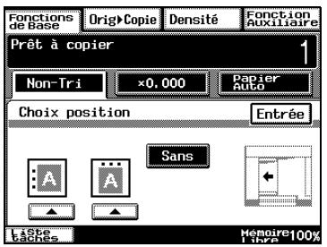KONICA MINOLTA DI3510 - Réalisier des copies avec le paramètre "perforation - 2