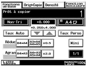 KONICA MINOLTA DI3510 - Spécifier une sélection zoom - 1