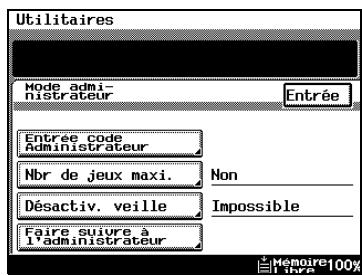 KONICA MINOLTA DI3510 - Pour spécifier une restriction au nombre de copies qui peuvent être imprimées (paramètre "nombre de produits maxi.") - 1
